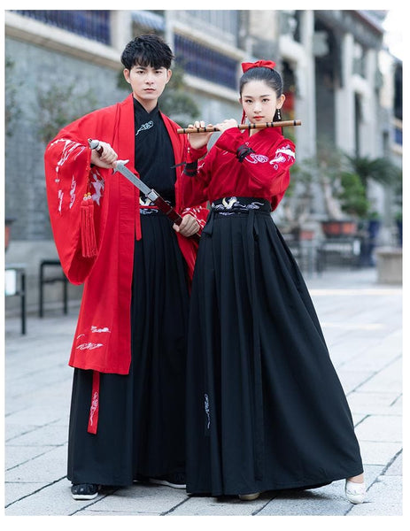 Chinese Costume Women Hanfu clothing Man Swordsman Outfit Male Couple ...