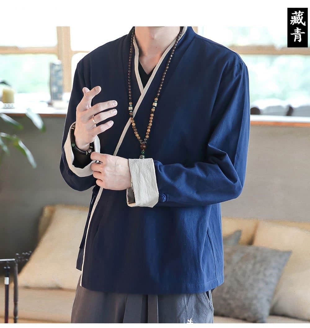 tang top traditional Chinese clothing for men women long sleeve blouse shirt hanfu uniform year birthday gift party | Tryst Hanfus