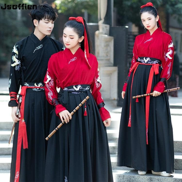 Chinese Costume Women Hanfu clothing Man Swordsman Outfit Male Couple ...